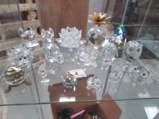 A collection of Swarovski crystal