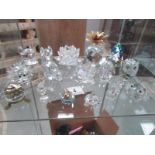 A collection of Swarovski crystal