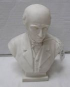 A W H Goss bust of the poet William Wordsworth