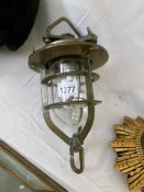 An old naval 'accommodation' lamp