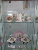 A collection of commemorative china including Victorian,