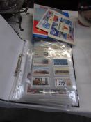 2 folders of cigarette cards including modern glamour cards