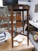 An Edwardian mahogany inlaid octagonal occasional table