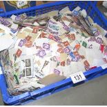 A large quantity of GB stamps