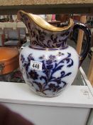A large pottery jug