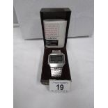 A Buler digital watch in box