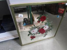 A hand painted mirror