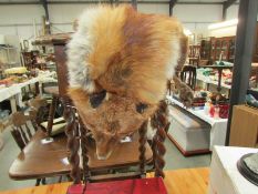 A fox fur stole