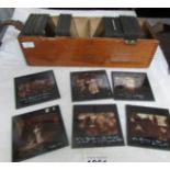 A collection of 48 magic lantern slides including Royalty, sea,