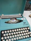 A Smith-Corona portable typewriter