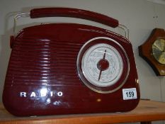 A vintage style radio