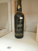 A bottle of 1957 Madiera