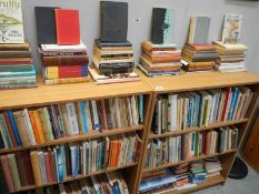 A large quantity of books (complete contents of bookshelf)