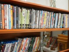 A large collection of DVDs and blu rays including box sets and 3D
