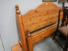 A pine bed