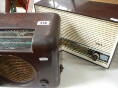 A Bush radio and an Elko radio