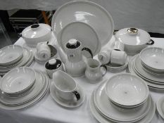 Approximately 56 pieces of Royal Doulton Morning star pattern table ware