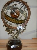An unusual desk globe