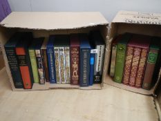 30 Folio Society Books including Sherlock Holmes, Raymond Chandler, Francis Bacon etc all in