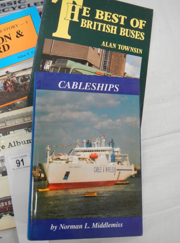 Transport related - 5 books on Ships, Railways, Buses, Tractors and Motorcycles by authors - Bild 3 aus 4