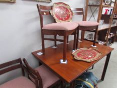 A table and 4 chairs