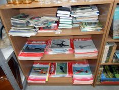 A quantity of aircraft books and magazines