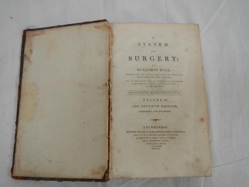 A System of Surgery by Benjamin Bell, Vols II and IV, 7th Ed, 1801 - Bild 2 aus 3