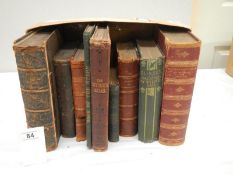Antiquarian - 9 books including Castle & Abbeys of England by William Beattie c 1842, Poor Jack by