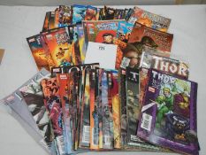 Approximately 70+ Fantastic Four comics and 40 Thor comics