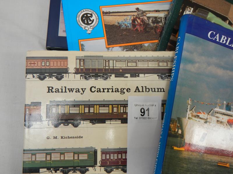 Transport related - 5 books on Ships, Railways, Buses, Tractors and Motorcycles by authors - Bild 2 aus 4