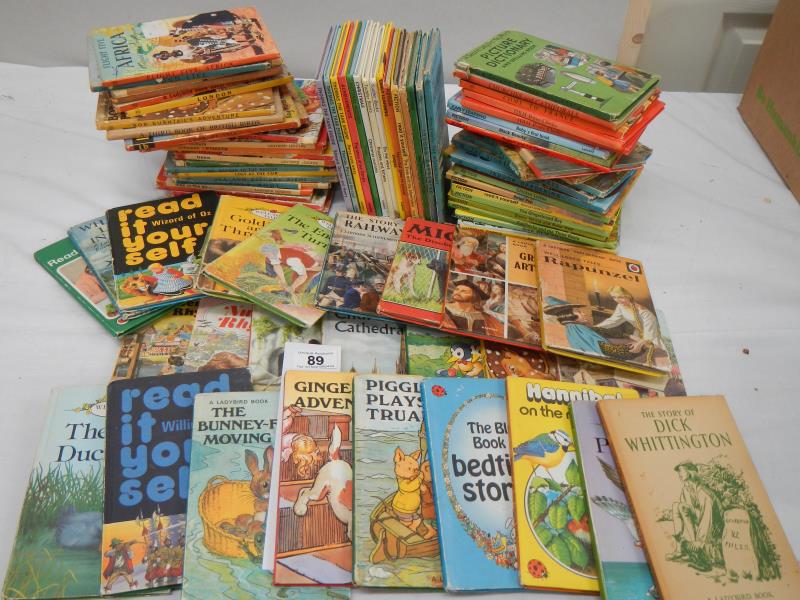 A collection of Ladybird books - nearly 90 titles