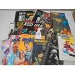 A collection of graphic novels including adult, Rank Xerox, Paul etc