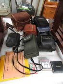 A quantity of camera's and accessories including Minolta