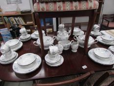 A quantity of German tea and dinner ware including tureens,