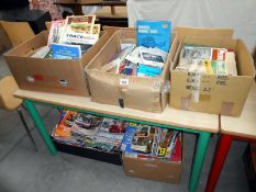 A very large collection of transport books and magazines,