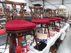 A set of 4 Ercol chairs