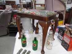 A dressing table stool