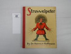 The English Struwwelpeter or Pretty Stories and Funny Pictures by Dr Henricj Hoffman,