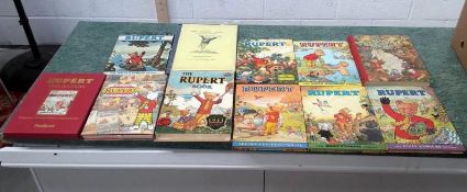 Rupert the Bear annuals. A collection of some 25 including facsimiles