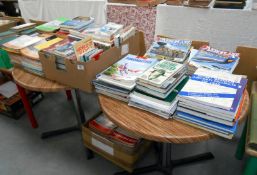 A very large collection of Aircraft books and magazines including Jet Planes of the Third Reich,