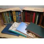 28 Folio Society Books including Seven Pillars of Wisdom, The Voyage of the Beagle, Wonders of the