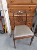 A mahogany chair