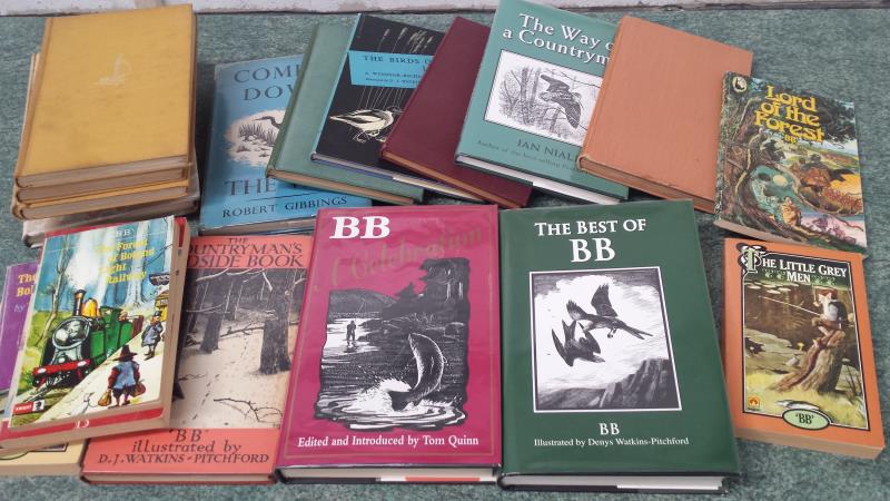 Natural History - a collection of books including BB, Robert Giddings etc