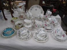 A Royal Albert Brigadoon pattern tea set,