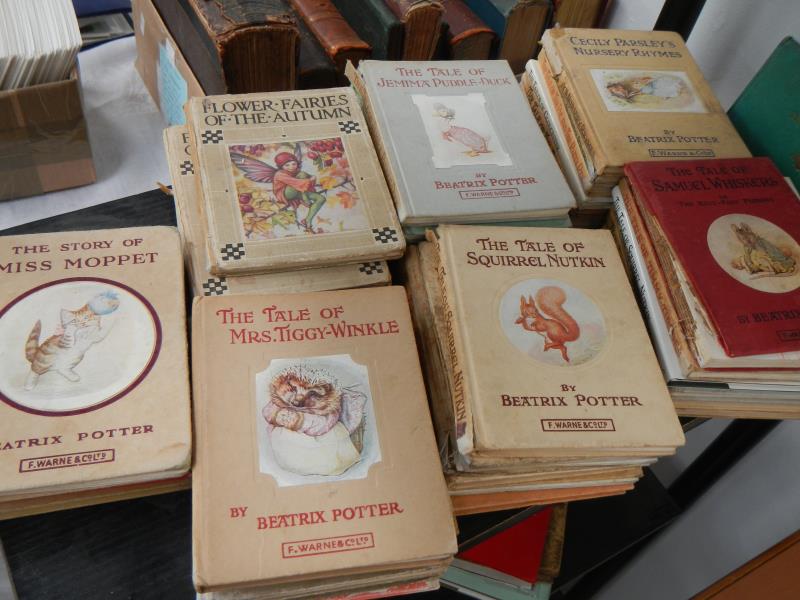 A good collection of Beatrix Potter books, Flower Fairies, Thomas the Tank Engine etc