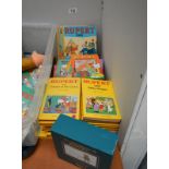 A large collection of Rupert the Bear smaller books