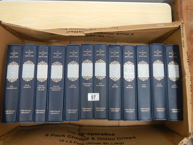 Folio Society Books A History of England in 12 volumes all in slipcase