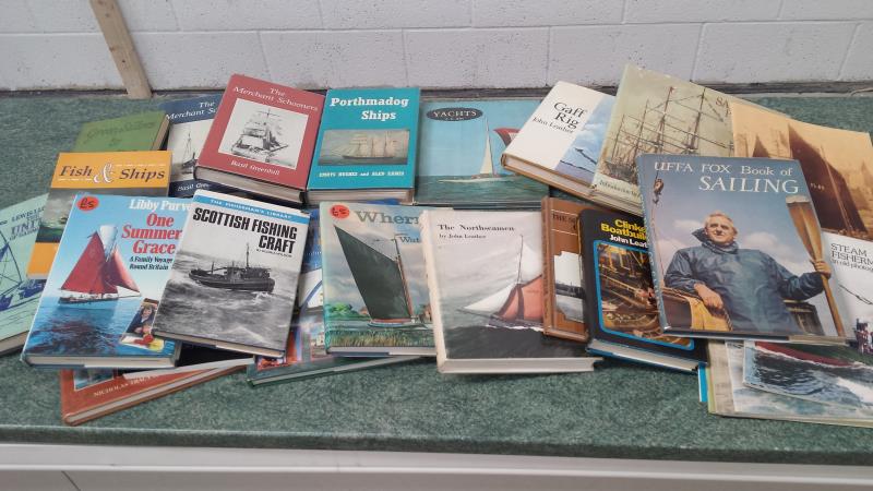 Sailing and Ships interest - a collection of approx 25 books including The Merhant Schoonerby