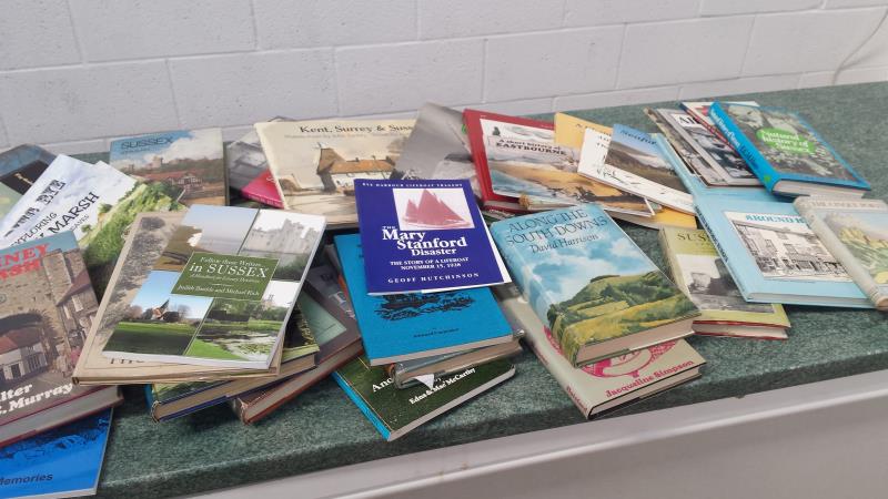 Sussex interest - A collection of books on Sussex including Topography, History etc approx 40