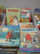 Over 40 Rupert the Bear annuals mainly 1960s, 1970s and earlier The Monster Rupert,